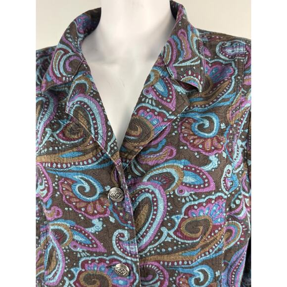 Beautiful CJ Banks Button-Up Top Size 2XL - Picture 2 of 6